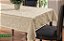 Toalha de Mesa Jacquard para 4 cadeiras 1,50m x 1,40m - Imagem 2