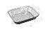 Bandeja de Alumínio Retangular 1150ML com Tampa Transparente D5FS Wyda - Imagem 3
