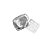 Bandeja de Alumínio Retangular 135ml com Tampa Transparente Wyda - Imagem 1
