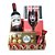 Cesta Amor São Paulo Com Chocolates, Vinho E Taça Times De Futebol - Imagem 1