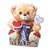 Cesta Mãe Coração Com Urso E Milka - Imagem 1