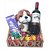 Cesta Namorados Com Vinho E Pelúcias De Bichinhos Escolha - Imagem 2