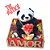 Cesta Namorados Te Amo Com Urso Panda E Luminária - Imagem 1