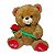 Cesta Mâe Eu Te amo com Urso Fofo + linda Caneca Rosa + Chocolates - Imagem 3