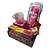 Cesta Presente Mulher Chocolates, Caneca 3d, Chá 3 sabores, Buquê de Rosas Artificial - Imagem 2