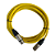 Cabo de Microfone Balanceado Profissional  Amarelo - 5 Metros - Imagem 1