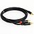 Cabo P2 Para 2 Rca Áudio Estéreo Profissional- 50 CM - Imagem 3