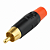 Conector RCA Vermelho Profissional - Imagem 3