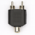 Adaptador 1 RCA Fêmea 2 Machos - Imagem 2