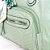 Bolsa Feminina Social Executiva Em Tressê Com Lenço Verde - Imagem 2