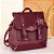 Bolsa Mochila Feminina Luxo Alça Única Em Alto Relevo COR VINHO 999 BCB 273 - Imagem 1