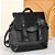 Bolsa Mochila Feminina Luxo Alça Única Em Alto Relevo COR PRETO 999 BCB271 - Imagem 1
