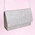 Bolsa Feminina Clutch Festa Glitter Alça De Correntes PRATA - Imagem 2