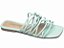 Sandália Rasteira Tiras Finas Entrelaçadas Verde Claro BC1000-59D - Imagem 4