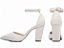 Sapato Scarpin Croco Napa Branco 2025-40B BC304 - Imagem 3