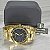 RELOGIO FEMININO DOURADO FUNDO PRETO WATER RESISTANT BCR123 - Imagem 3