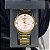 RELOGIO FEMININO DHP DOURADO COM FUNDO ROSA BCR129 - Imagem 3