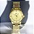 RELOGIO FEMININO DOURADO FUNDO DOURADO DHP BCR125 - Imagem 1