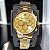 RELOGIO FEMININO DOURADO FUNDO DOURADO PALLYJANE BCR139 - Imagem 1