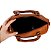 Bolsa Feminina Texturizada Com Alça Transversal E Zíper Frontal U / MARROM BCB257 - Imagem 4