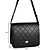Bolsa Transversal Feminina Com Detalhe Dourado PRETO / U YC243 BCB258 - Imagem 2