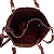 Bolsa Feminina Grande Detalhada Alça De Mão 4 Repartições U /MARROM CLARO  OW7102A BCB281 - Imagem 2