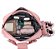 Mala De Mão Média Unissex Esportiva Alça Dupla Impermeável PINK / U 684 BCB 293 - Imagem 2