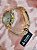 Kit Relógio e Pulseira Dourada com strass e borboleta Pallyjane BCR145 - Imagem 3