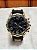 Relógio Masculino Preto Com Dourado Correia Silicone BCRM118 - Imagem 3