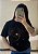 T-SHIRT BORDADA PRETA - Imagem 1