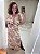 VESTIDO LONGO BEGE ESTAMPA PAISLEY - Imagem 1