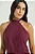 VESTIDO CURTO FRENTE UNICA BURGUNDY - Imagem 4