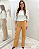 CALÇA EM SARJA WIDE LEG SLIM - Imagem 1