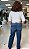 CALÇA JEANS WIDE LEG COM CINTO - Imagem 2