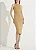 VESTIDO MIDI CANELADO GOLA ALTA - Imagem 6