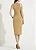 VESTIDO MIDI CANELADO GOLA ALTA - Imagem 7