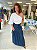 SAIA LONGA JEANS INDIGO - Imagem 1