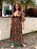 VESTIDO LONGO ESTAMPA CASHMERE - Imagem 1