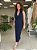 VESTIDO MIDI CANELADO DECOTE V - Imagem 1