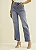 CALCA JEANS MOM BORDADO BOLSO - Imagem 4