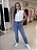 CALCA JEANS MOM BORDADO BOLSO - Imagem 1