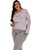 Pijama plus size feminino longo ursa - Imagem 1