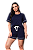 Pijama feminino de manga com short viscolycra - Imagem 1