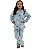 Pijama feminino infantil fleece estrelas - Imagem 4