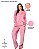 Conjunto fleece feminino quentinho cor lisa - Imagem 3