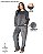 Conjunto fleece feminino quentinho cor lisa - Imagem 4