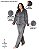 Conjunto fleece feminino quentinho com botões - Imagem 3