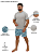 Pijama masculino mescla com xadrez - Imagem 2