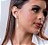 BRINCO CORRENTE VENEZIANA CRUZ LISA PRATA 925 - Imagem 2