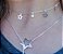 GARGANTILHA CORRENTE CL CHOKER ESTRELAS PRATA 925 - Imagem 2